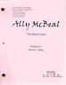 Ally Mcbeal Show Script "the Blame Game"