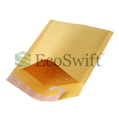 50 #0000 4x6 Small Self Seal Kraft Bubble Mailers Padded Envelopes 4" X 6"