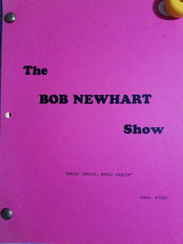 Bob Newhart Show  "emily Carlin, Emily Carlin" Production Script