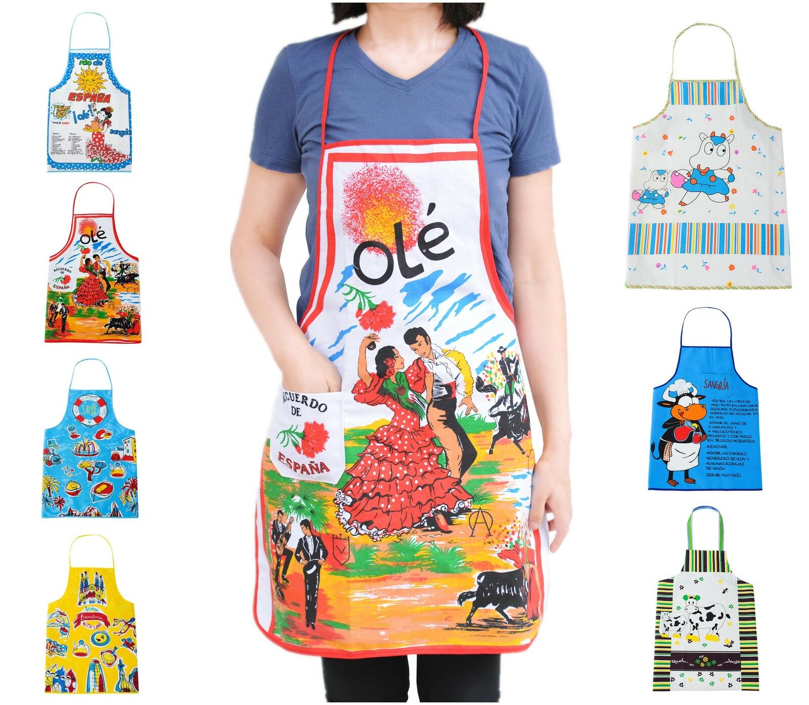 Women Kitchen Bib Washable Adult Chef Bbq Cooking Baking Party Restaurant Aprons