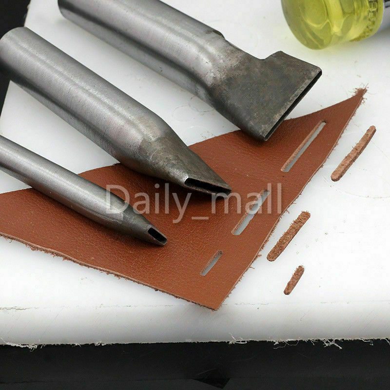 2mm Leather Craft Rectangle Punch Hole Tools Puncher Tool Strap Belt Square Hole