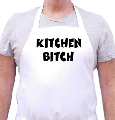 Aprons With Attitude Kitchen Bitch Funny Chef Cooking Apron by CoolAprons