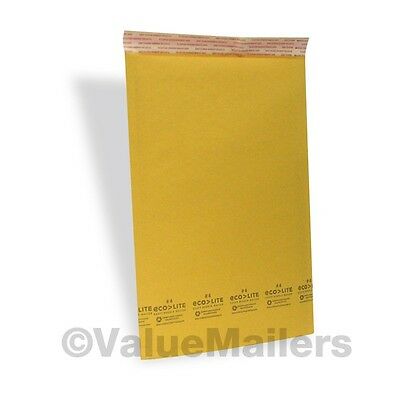 100 #4 9.5x14.5 Ecolite Kraft Bubble Mailers Padded Envelopes Bags