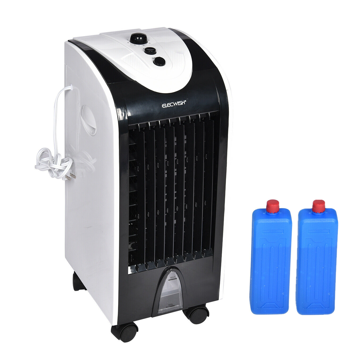 Portable Cooler Mini Air Conditioner Fan Evaporative Humidifier 3 Speed Cooling
