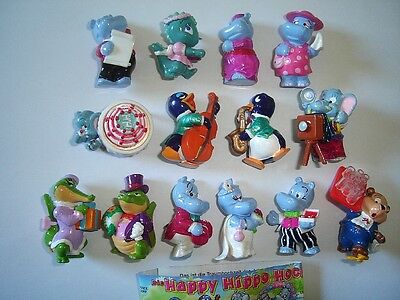 Kinder Surprise Set - Happy Hippos Wedding Marriage 1999 - Figures Collectibles